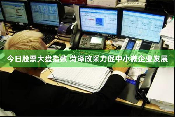 今日股票大盘指数 菏泽政采力促中小微企业发展
