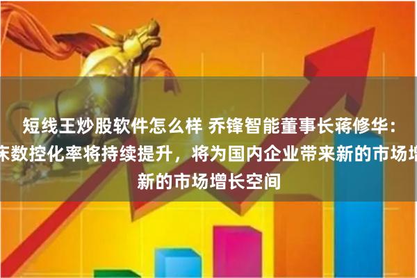 短线王炒股软件怎么样 乔锋智能董事长蒋修华：我国机床数控化率将持续提升，将为国内企业带来新的市场增长空间