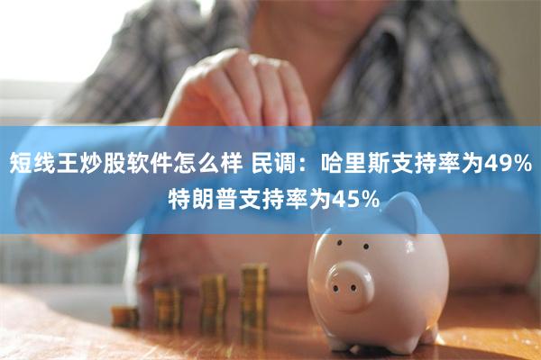 短线王炒股软件怎么样 民调：哈里斯支持率为49% 特朗普支持率为45%