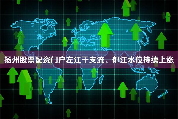 扬州股票配资门户左江干支流、郁江水位持续上涨